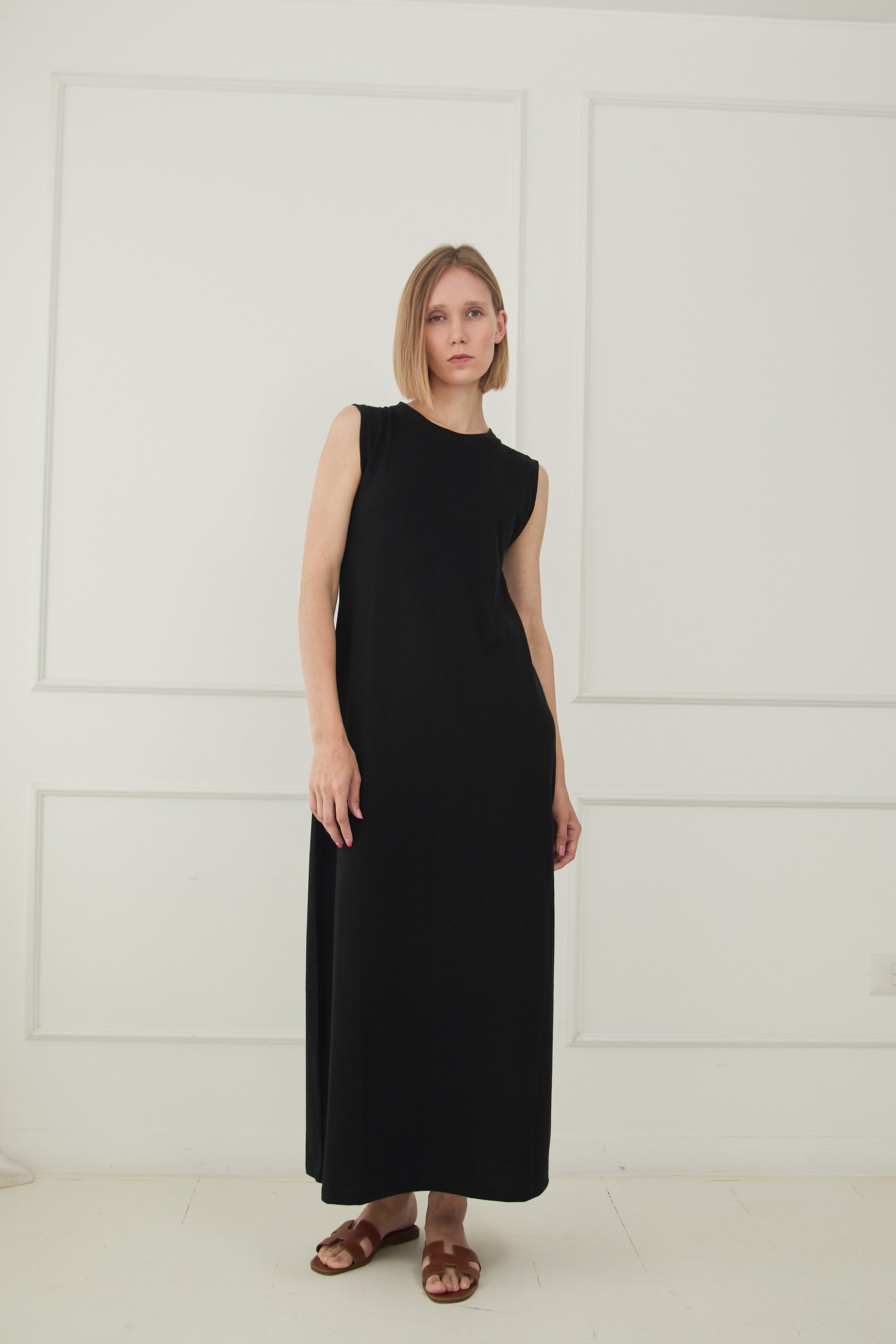 MAXI VESTIDO LORE  100%ALGODÓN PIMA